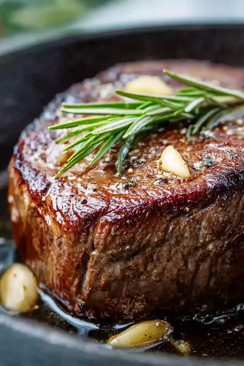 Decadent Cast Iron Skillet Filet Mignon