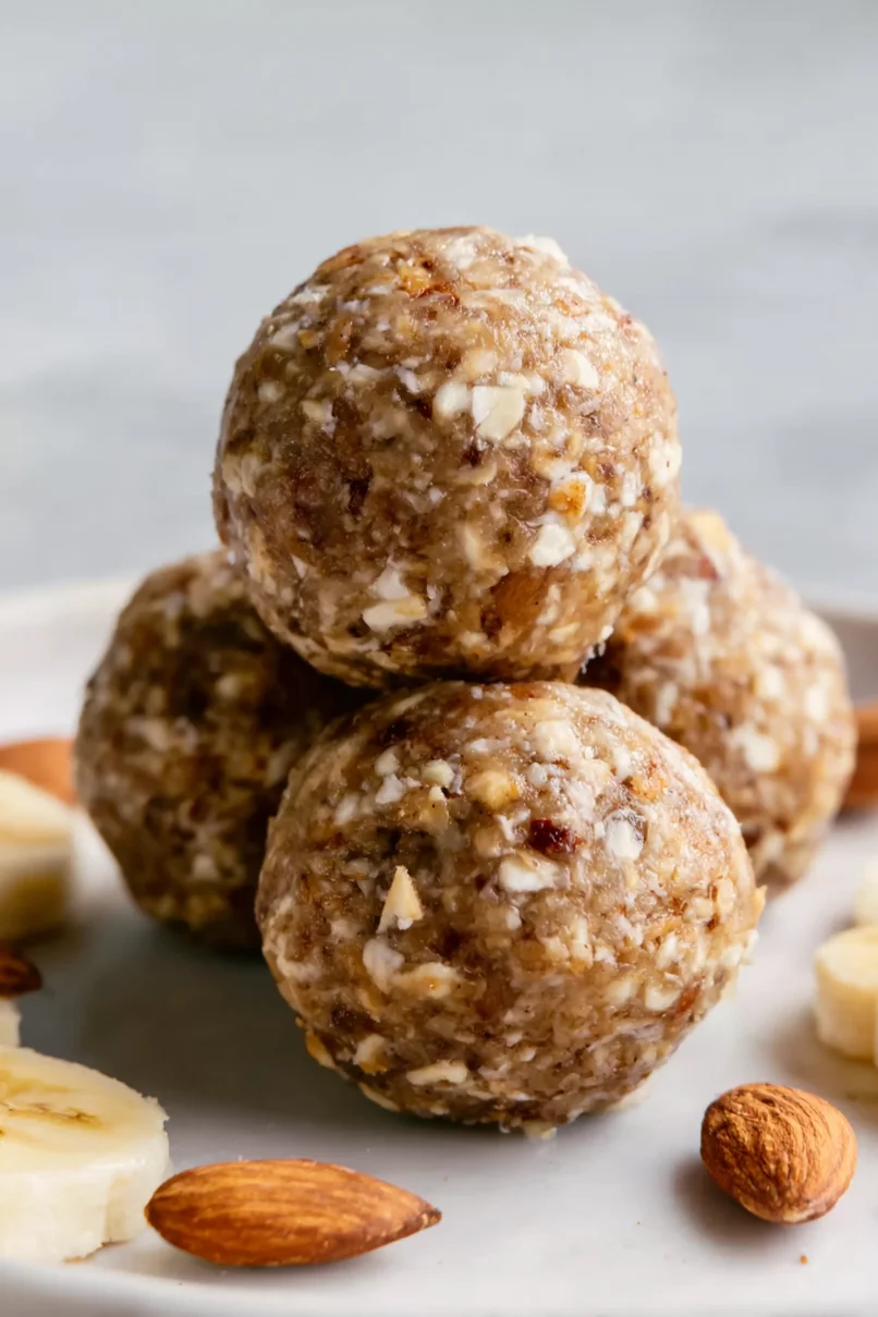 Healthy Banana Bread Energy Balls