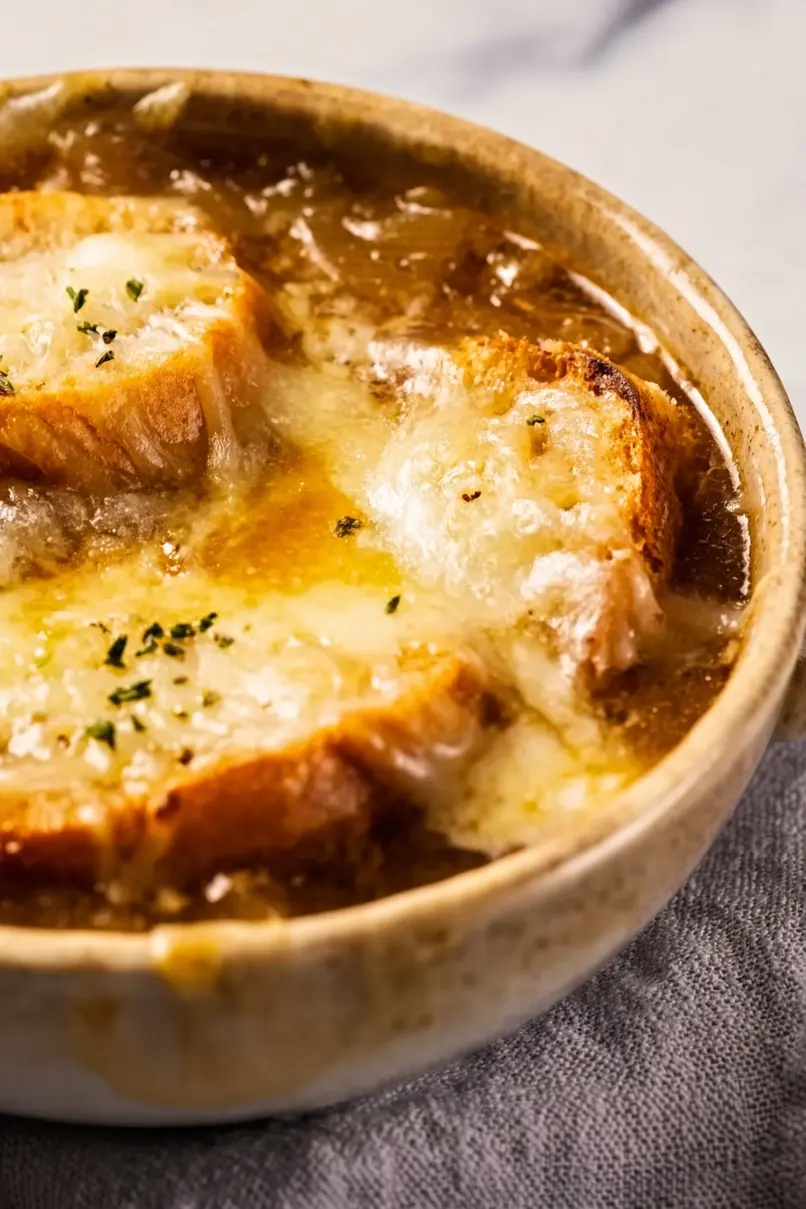 Rich & Juicy Slow Cooker French Onion Soup