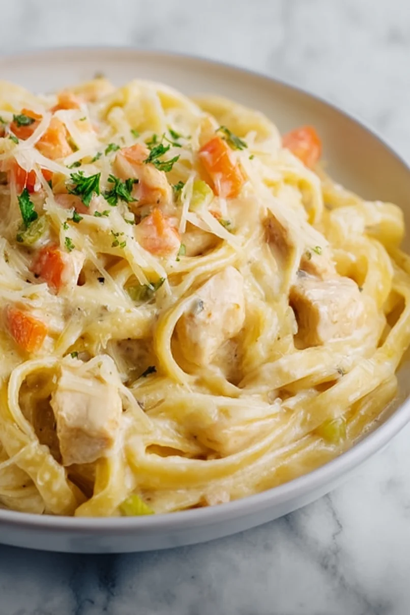 Quick Cream of Chicken Soup and Pasta