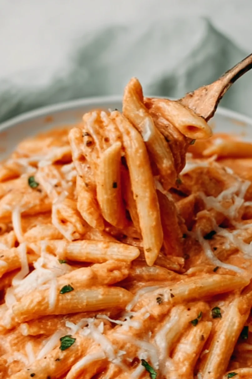 Quick Pink Sauce Pasta Without Vodka