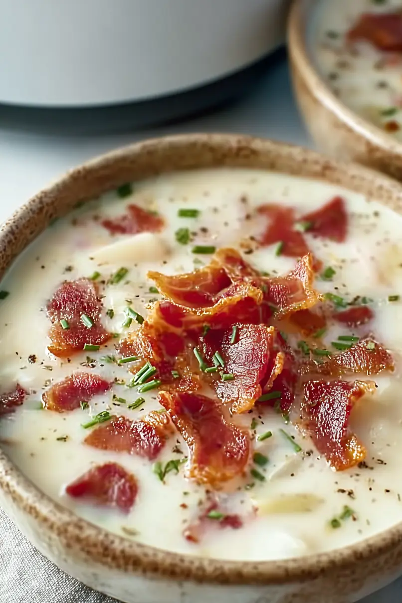 Homemade Crock Pot Clam Chowder Recipe