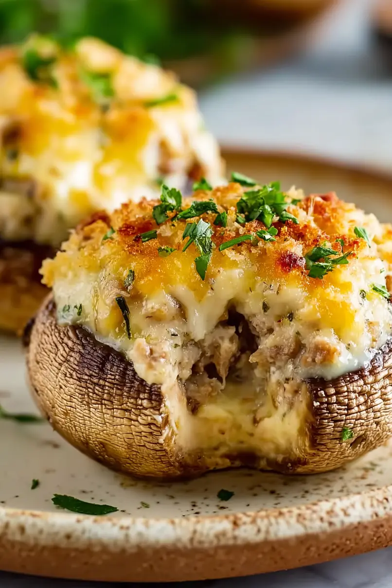 Tasty Italian Sausage Stuffed Mushrooms