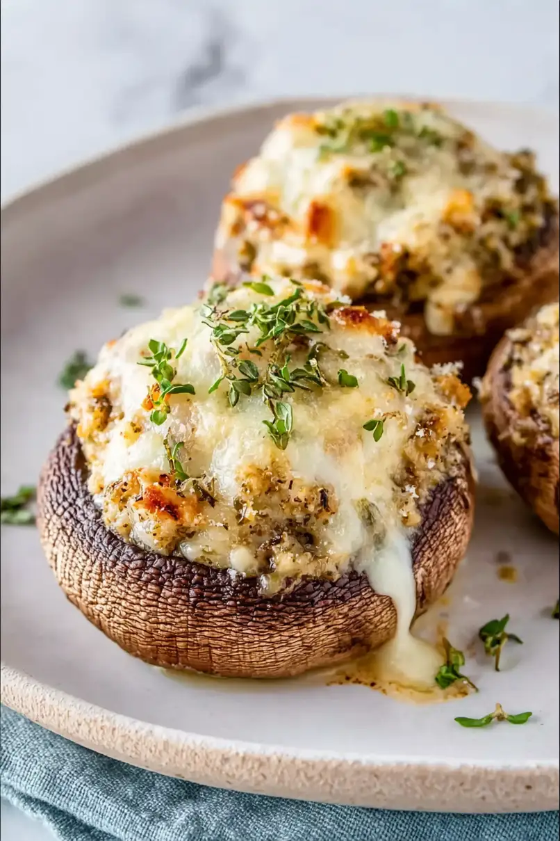 Tasty Olive Garden Stuffed Mushrooms