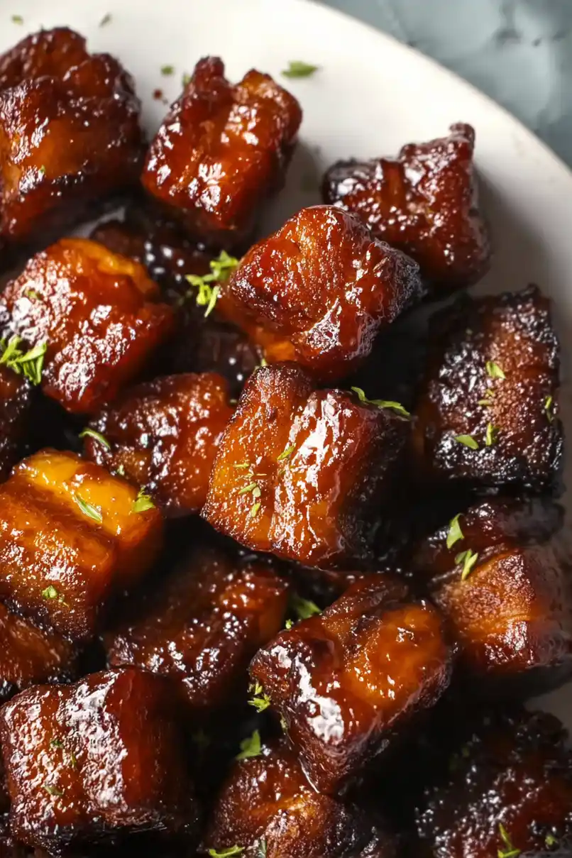Mouthwatering Pork Belly Burnt Ends in the Oven