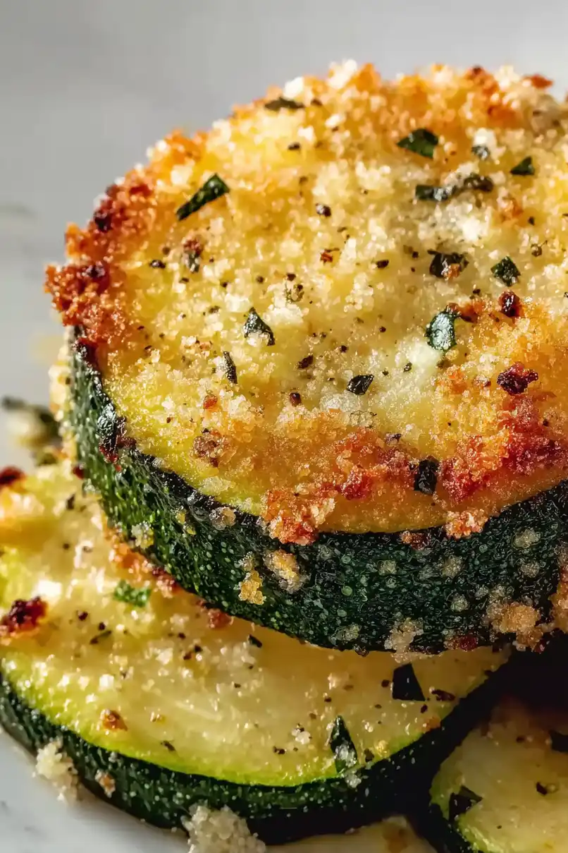 Low-Calorie Air Fryer Zucchini Parmesan