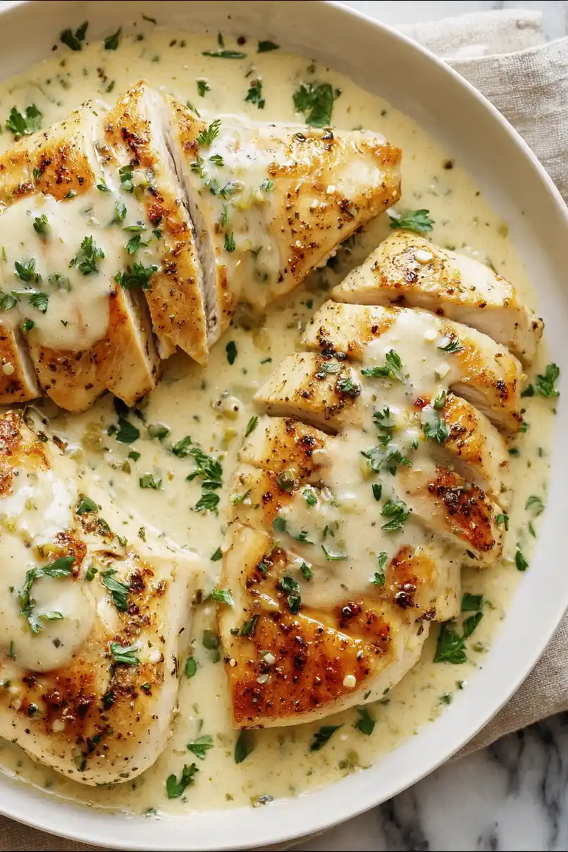 Creamy Chicken Breast with Cream Sauce