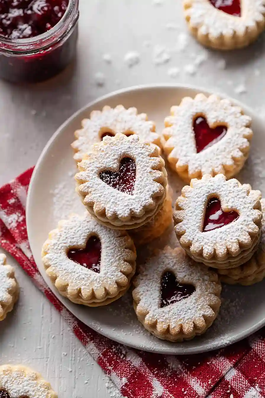 linzer cookies