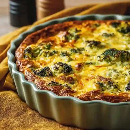gluten free broccoli cheddar quiche