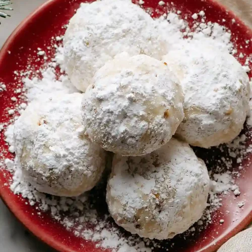 russian tea cakes with chocolate