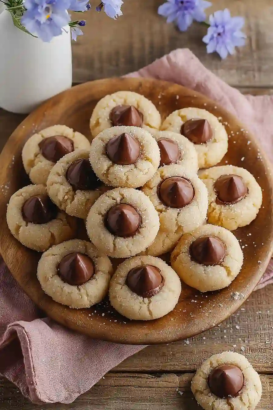 sugar cookies with hershey kisses