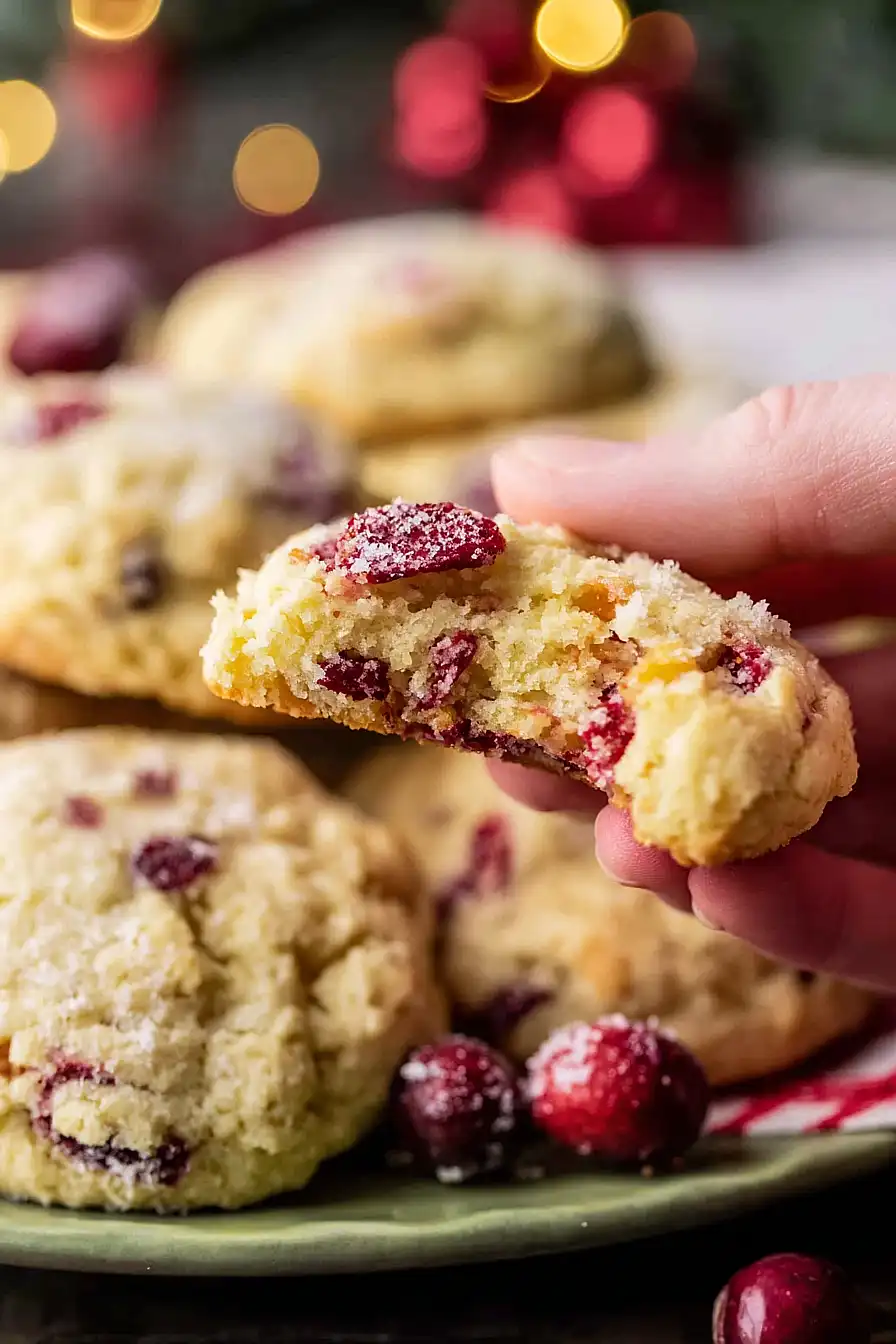 Cranberry orange cookies