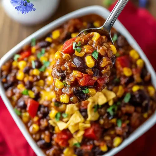crockpot lentil taco chili