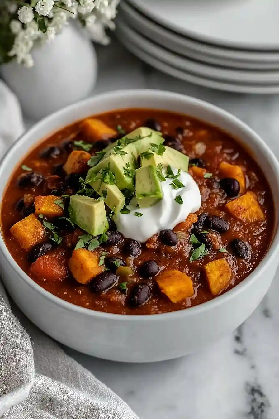 crockpot sweet potato chili