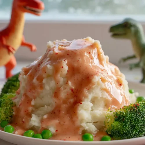mashed potatoes volcano