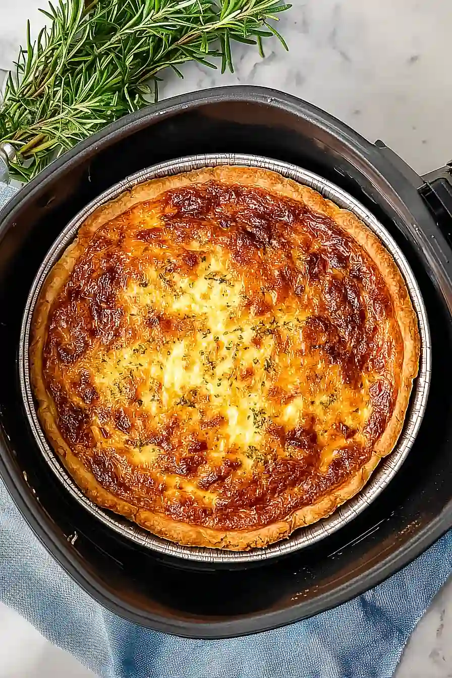 air fryer quiche lorraine