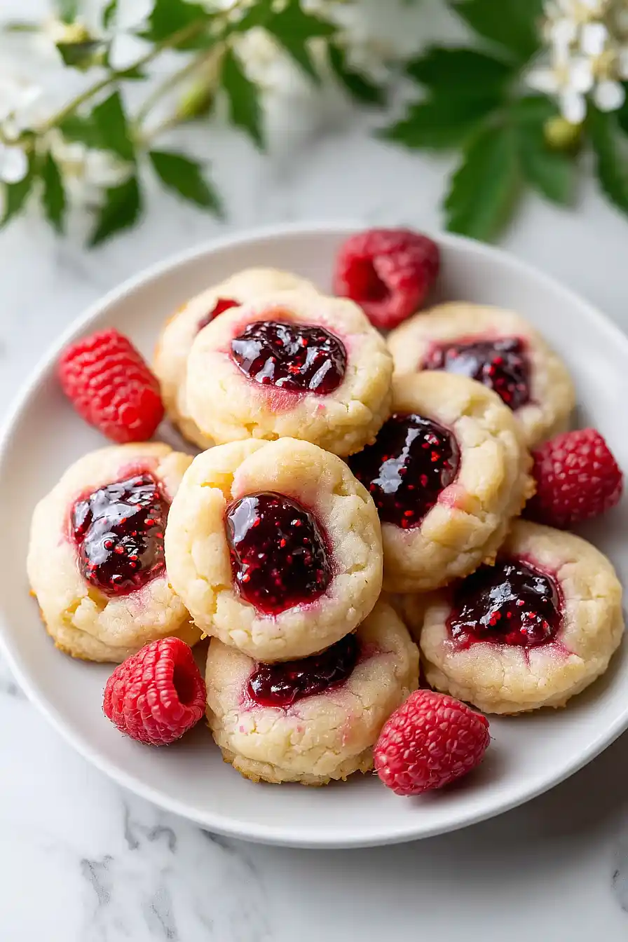 cream cheese thumbprint cookies