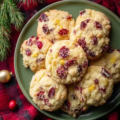 Cranberry orange cookies