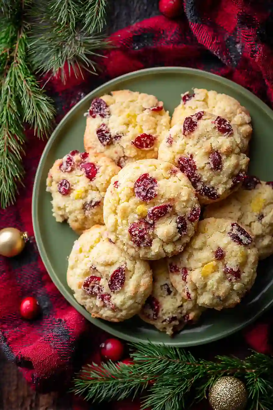 Cranberry orange cookies