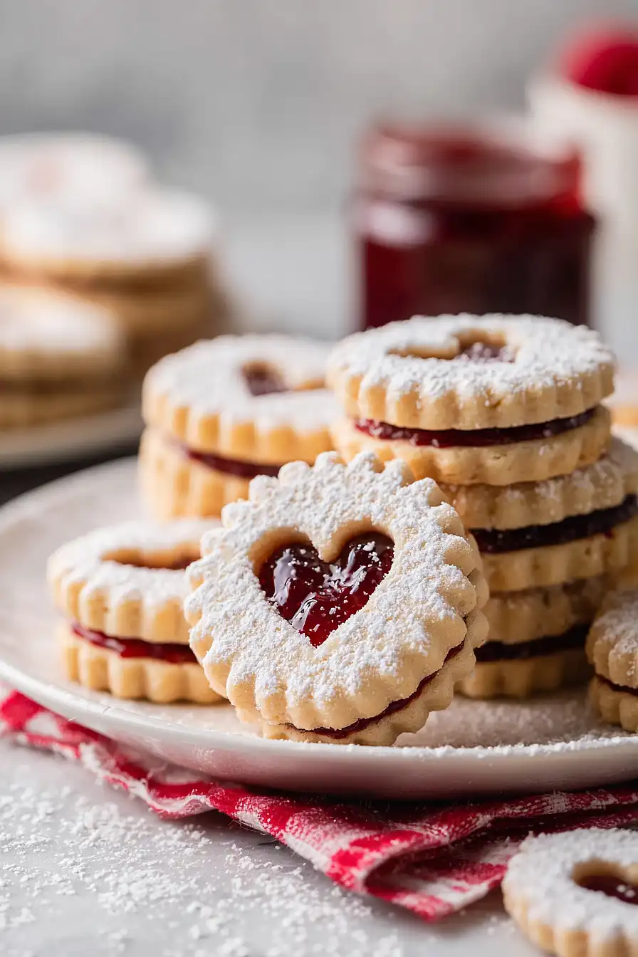 linzer cookies