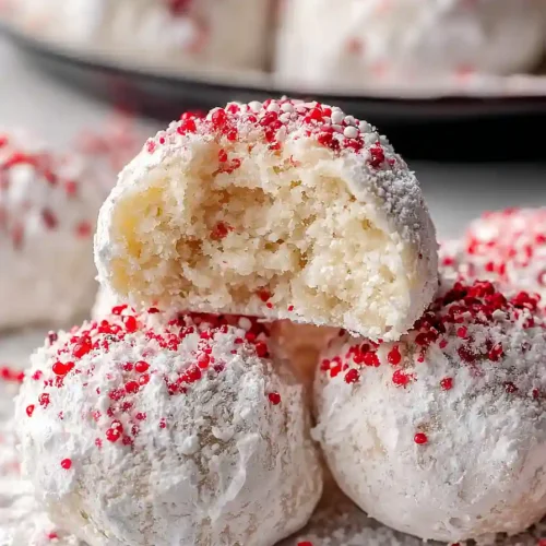 peppermint russian tea cakes