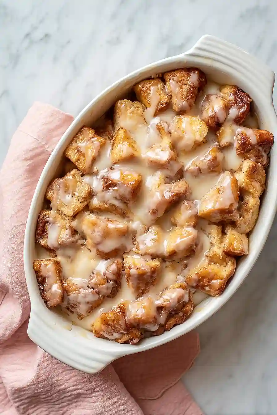 overnight cinnamon roll casserole