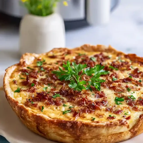 air fryer quiche lorraine