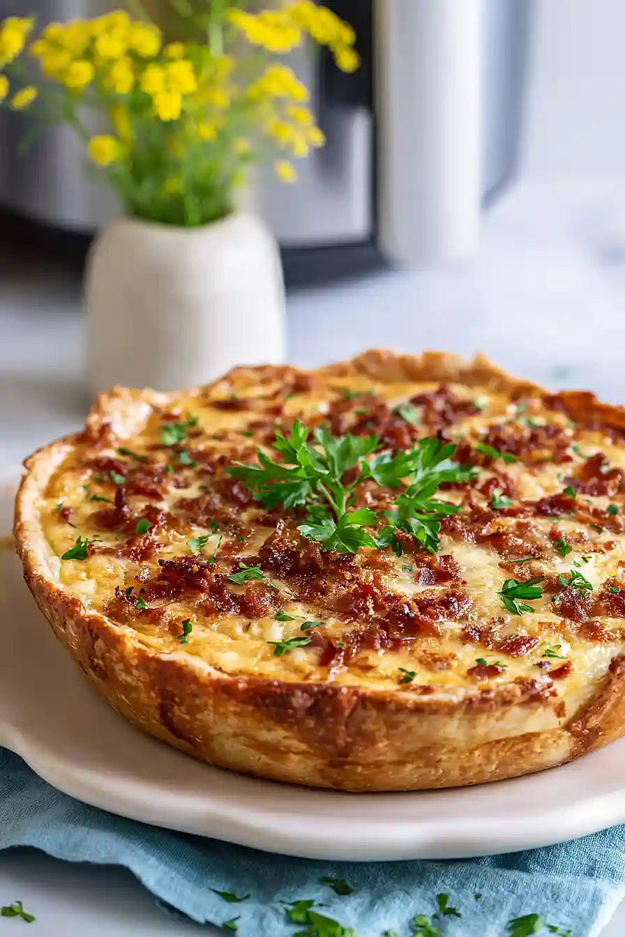 air fryer quiche lorraine