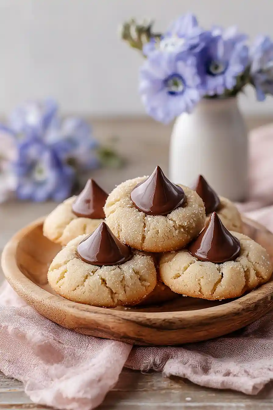 sugar cookies with hershey kisses