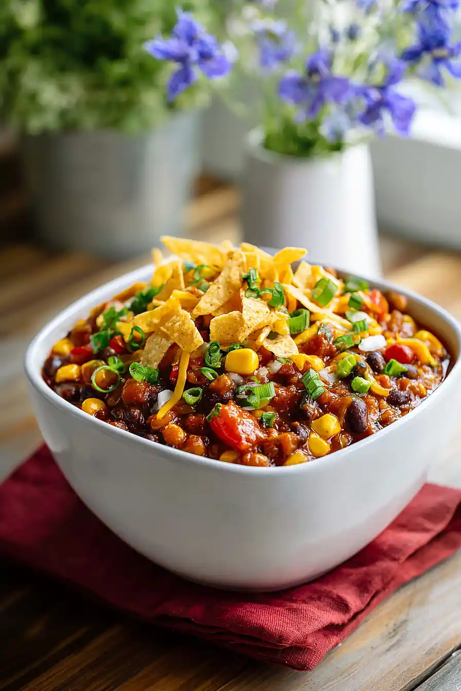 crockpot lentil taco chili