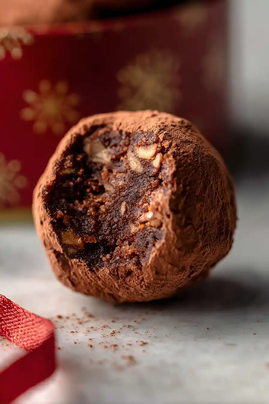 chocolate date truffles