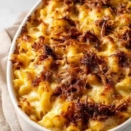 BBQ Pulled Pork Mac and Cheese