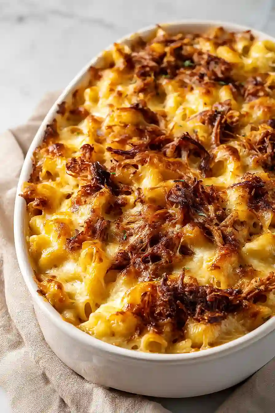 BBQ Pulled Pork Mac and Cheese
