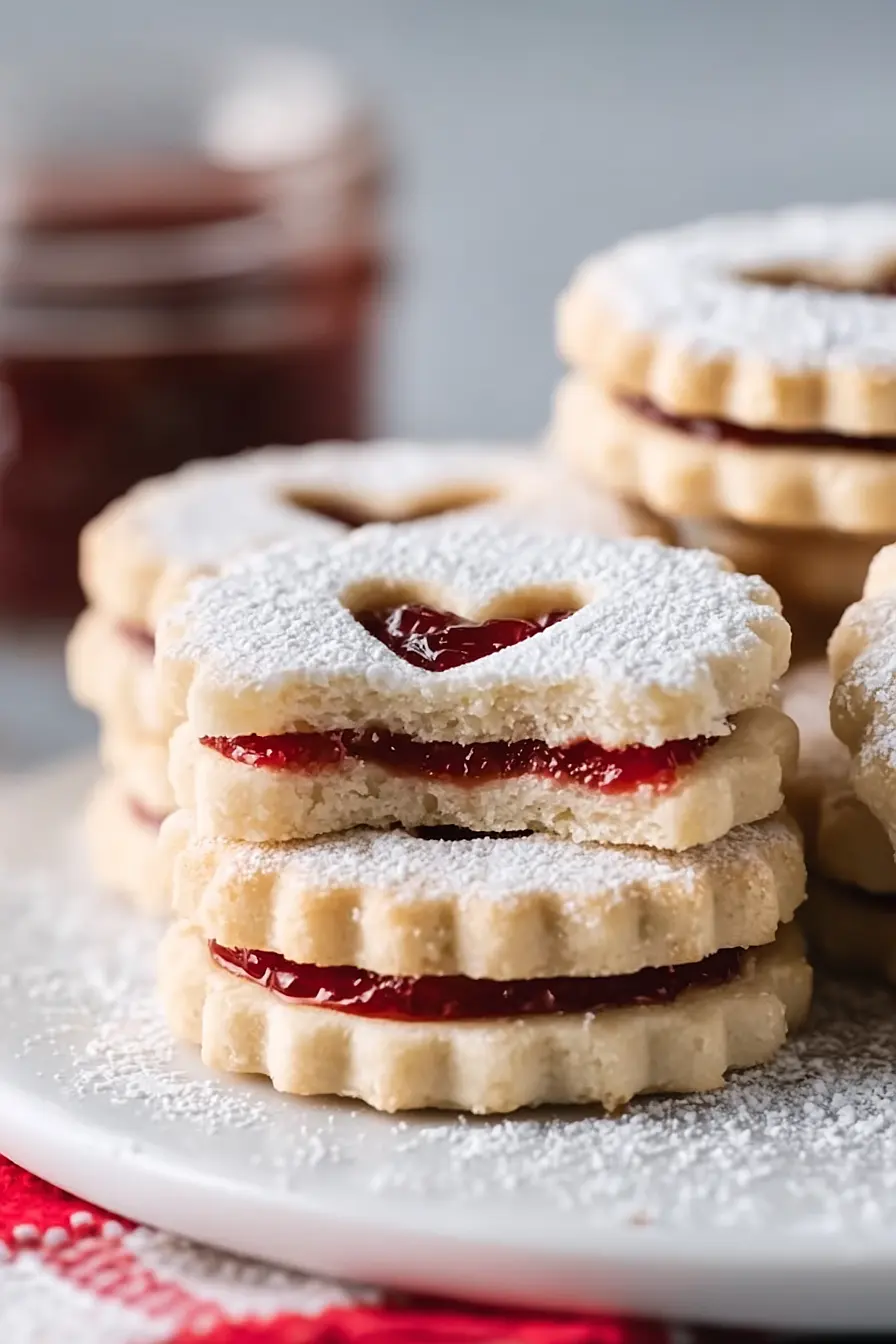 linzer cookies