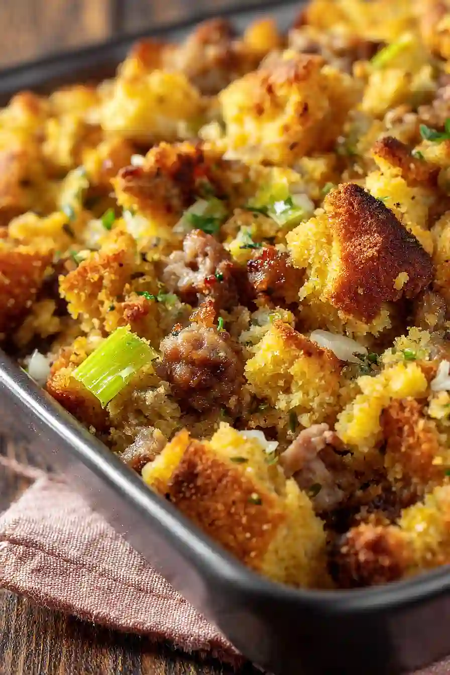 italian sausage cornbread stuffing