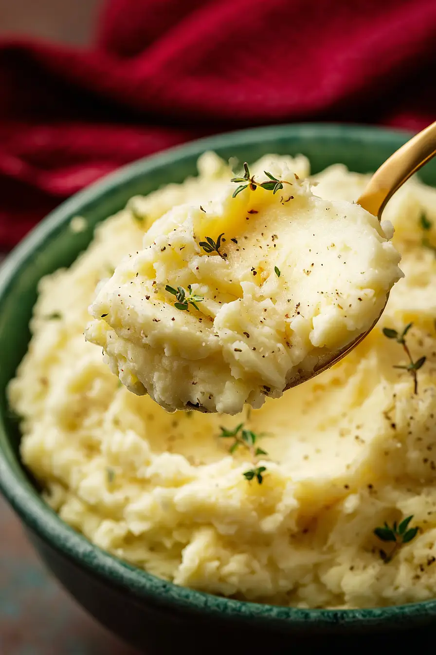 mashed potatoes without milk