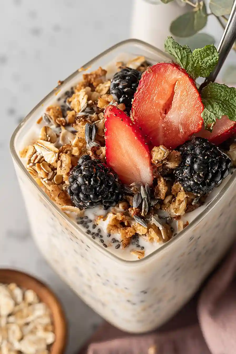 overnight oats with chia seeds without yogurt