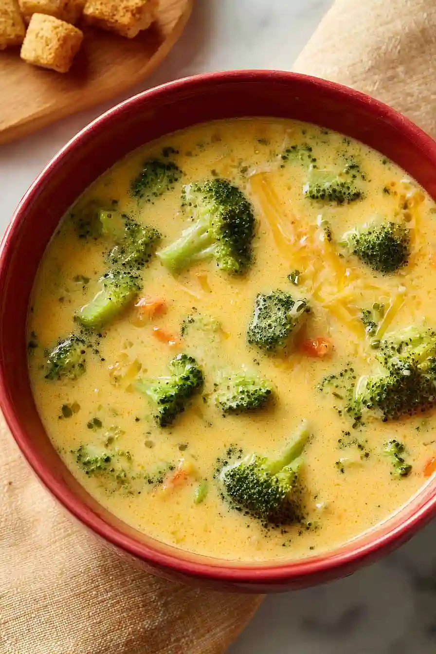 copycat subway broccoli cheddar soup