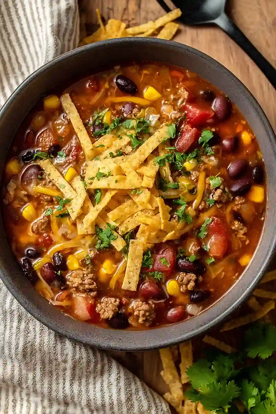 7 can taco soup recipe with ranch dressing
