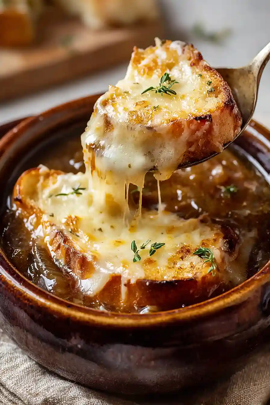 slow cooker french onion soup