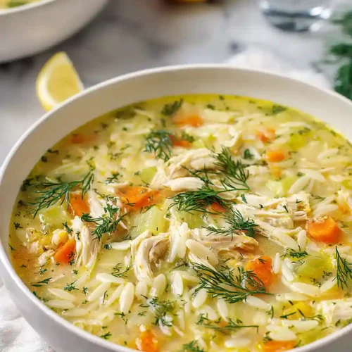 Greek Lemon Chicken Soup