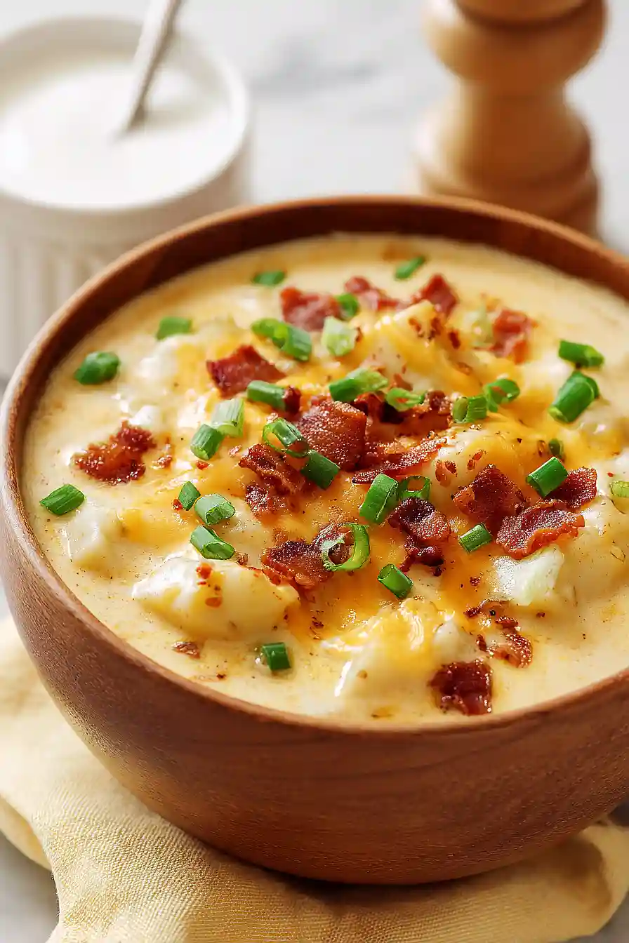 crock pot cheesy potato soup