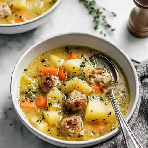 dairy free sausage potato soup