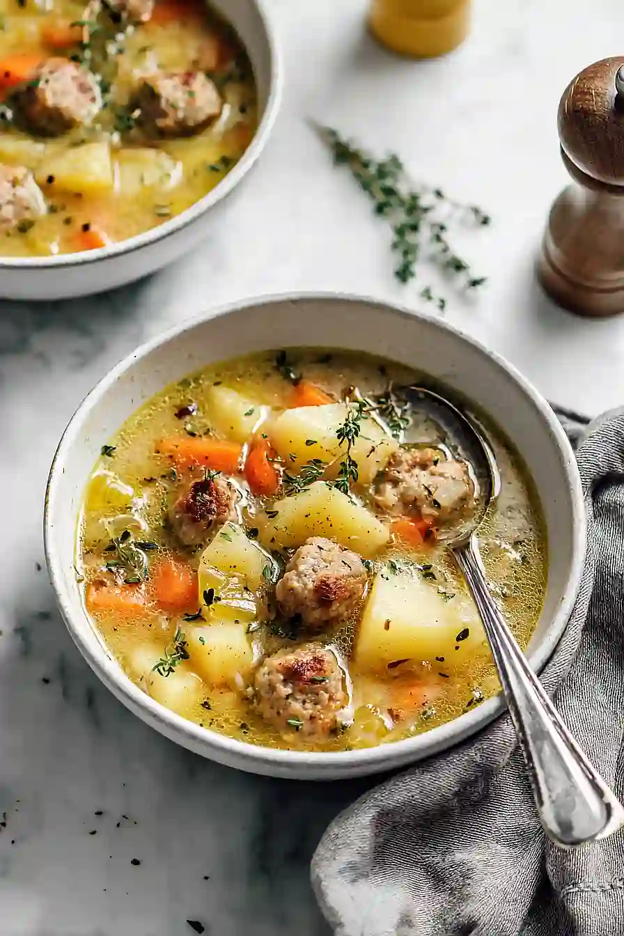 dairy free sausage potato soup