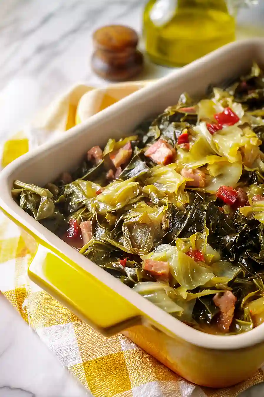 collard greens and cabbage