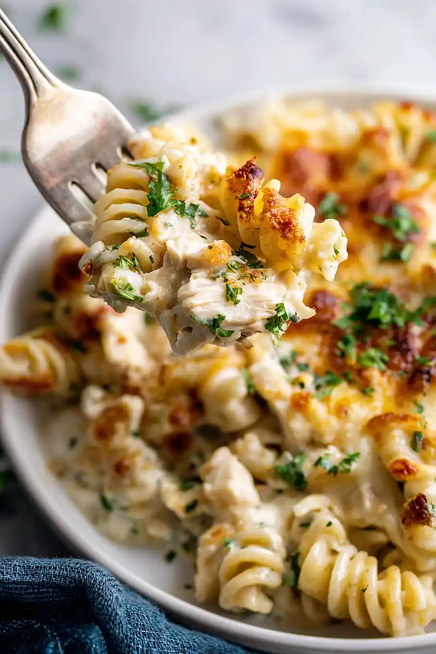 White Chicken Chili Mac and Cheese