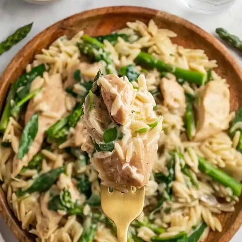 high protein chicken orzo