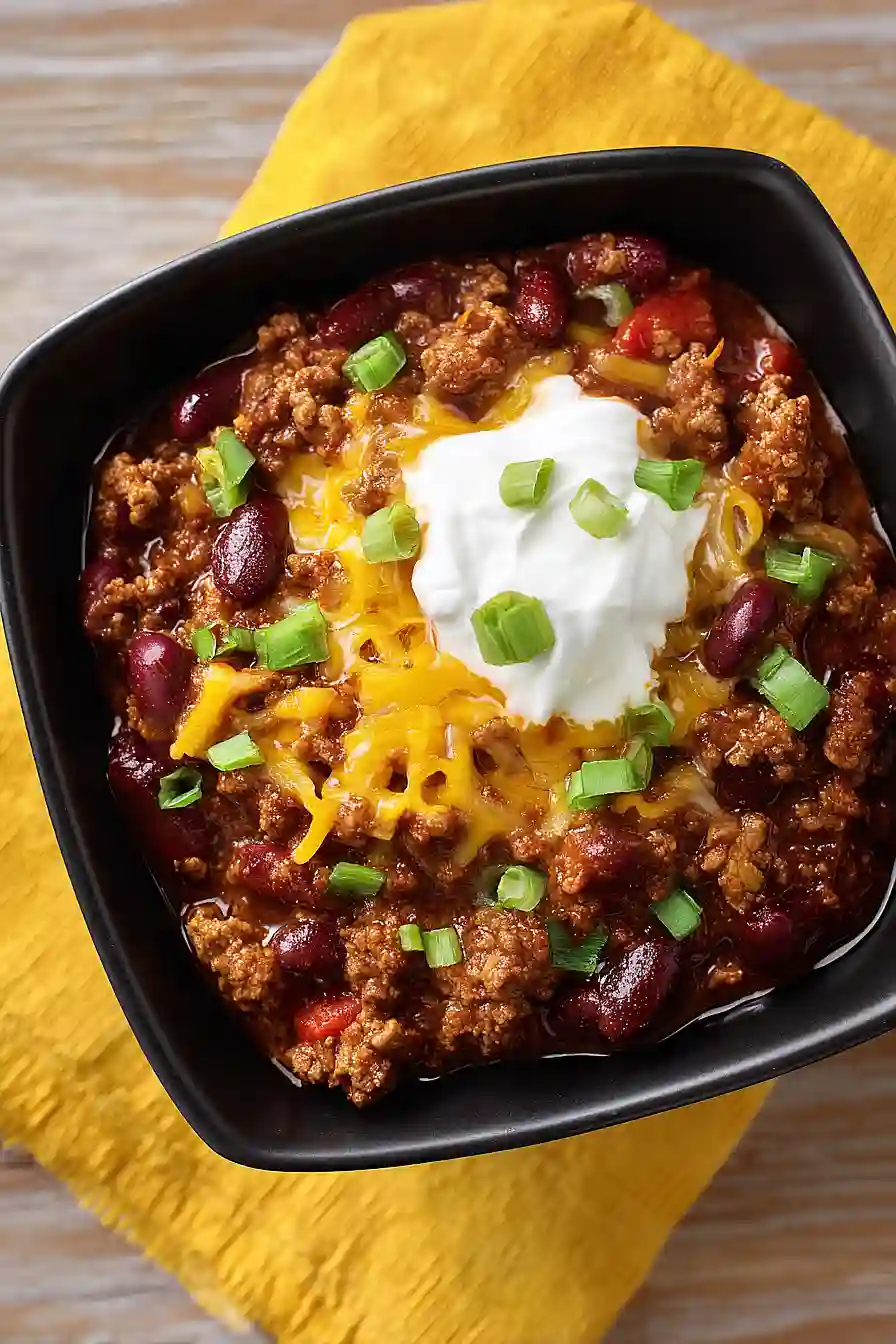 high protein beef chili