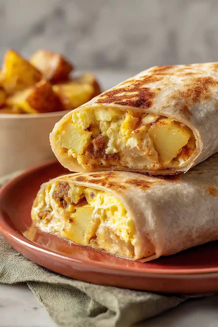 cottage cheese breakfast burrito