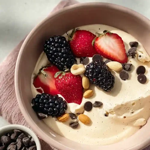 single serve cottage cheese cheesecake